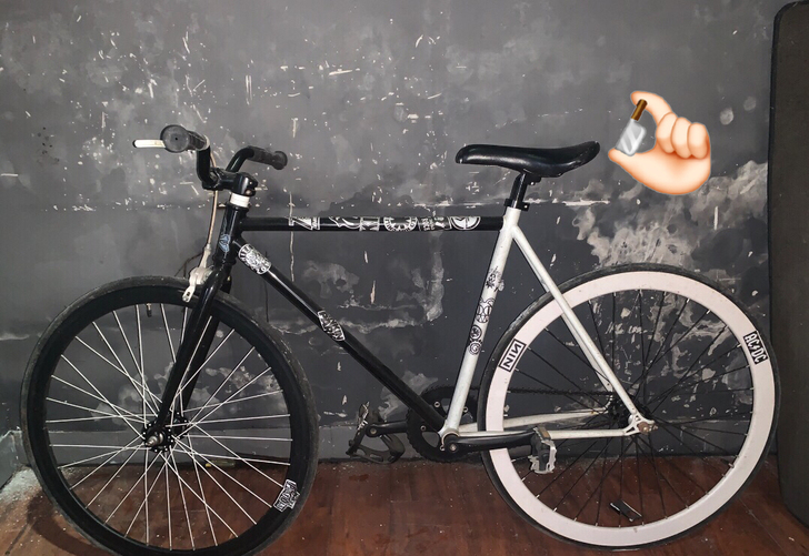 死飞 带前刹车 可倒骑