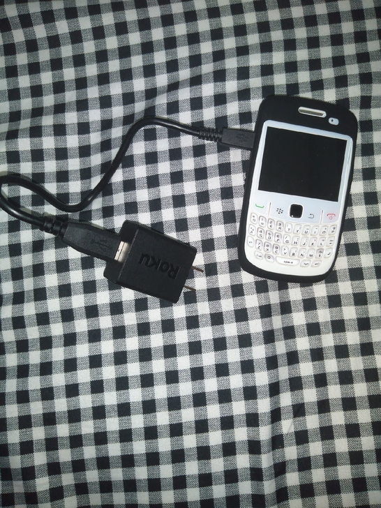 几乎全新(朋友送的,未插卡)黑莓手机8520