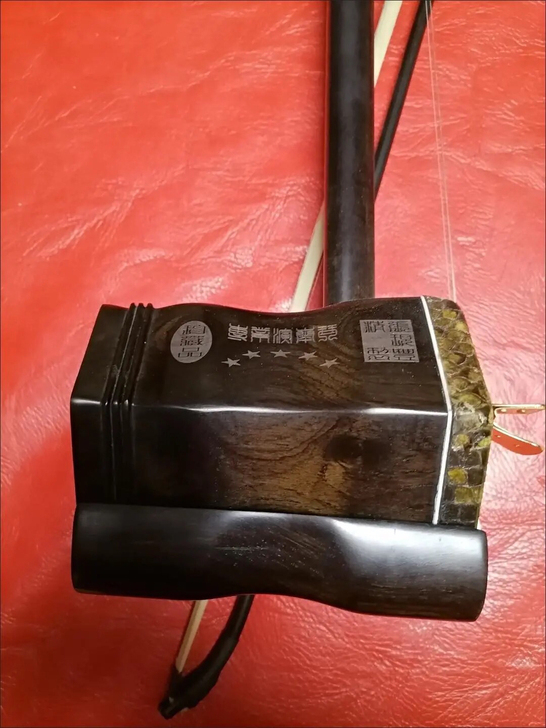 黑檀木二胡乐器正品入门演奏级别大音量胡琴专...