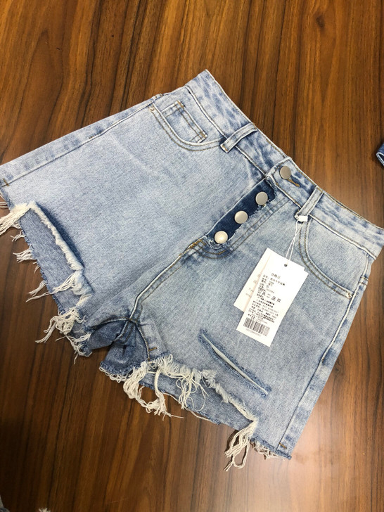 全新高腰破洞牛仔裤。裤子全新无瑕疵带吊牌 ...