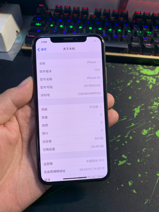 苹果手机Xs 64G金国行全网通