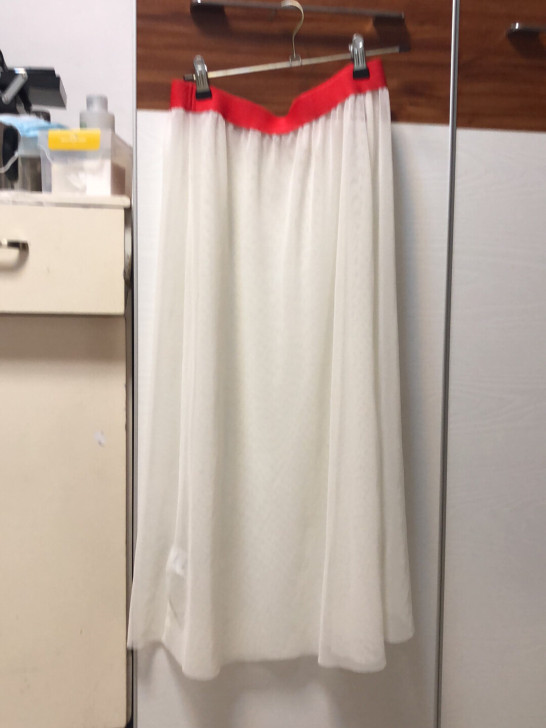 纱裙，上衣配长半截袖盖屁股穿，低价出。