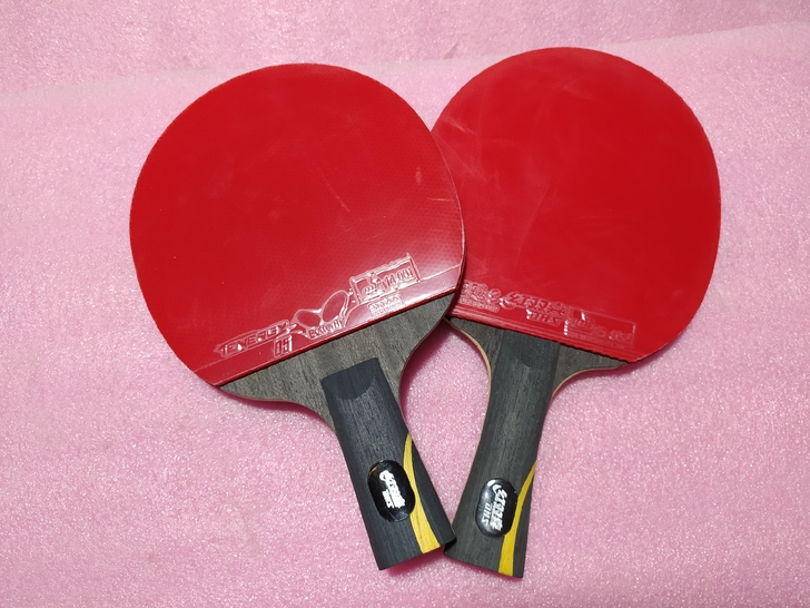 红双喜狂飙王乒乓球拍手工拍【横拍长柄/直拍...
