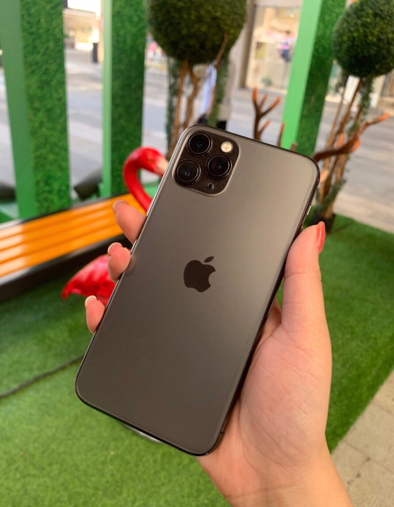 苹果11pro256g 暗夜绿 可验机有面...