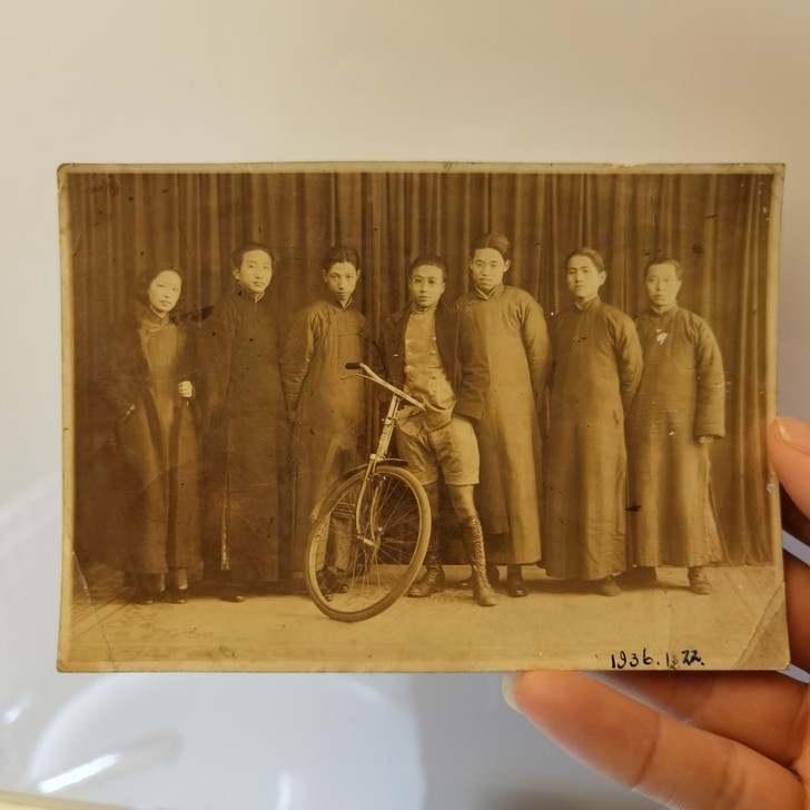 老相片 自行车旅行全国