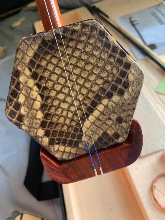 闲置转高档红木二胡 蟒背皮  红木纹理质感...