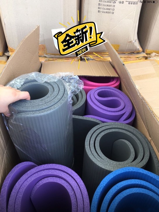 全新瑜伽垫加厚防滑舞蹈垫子男女健身垫家用 ...