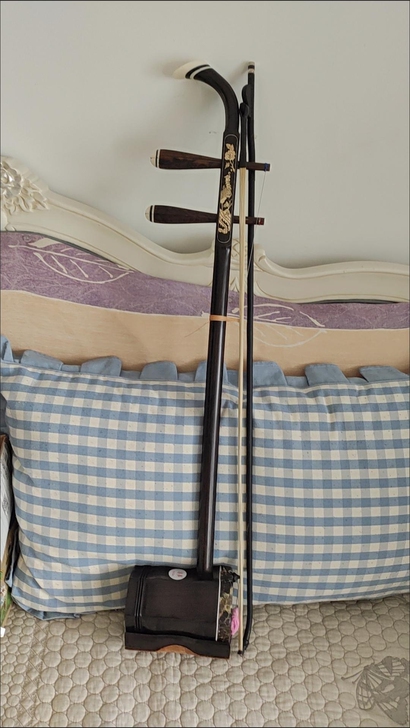 全新黑檀木二胡!琴行特价处理 原价近300...