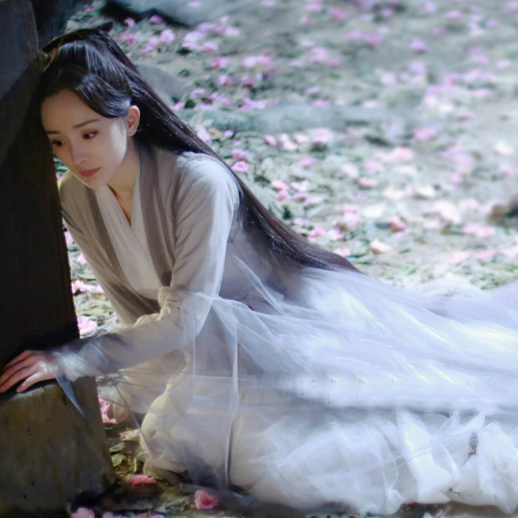 古装服装仙女清新淡雅汉服三生三世十里桃花同...