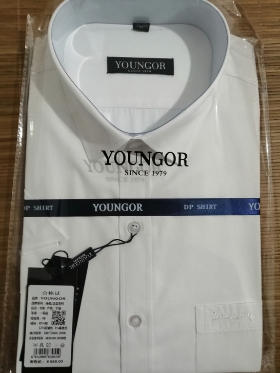 清仓打折正品夏季雅戈尔衬衫男士短袖商务休闲...