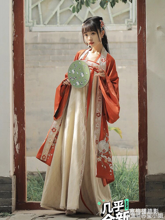 【十三余 小豆蔻儿】[阮音]对襟刺绣褙子原...