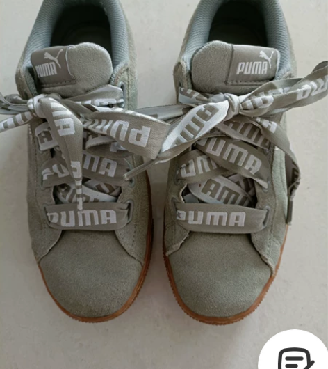 puma彪马蕾哈娜厚底松糕女鞋字母丝带 3...