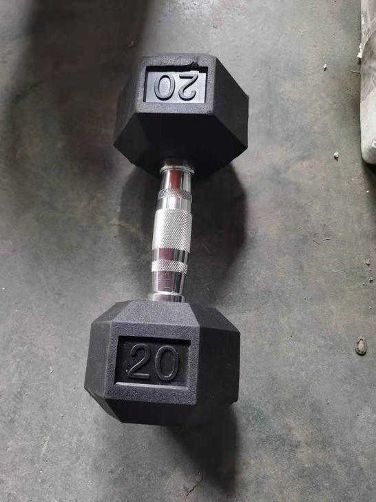 六角包胶哑铃，库存处理，男女都可以用。20...