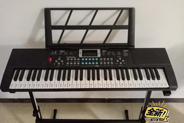 电子琴全新，琴膜还没有去，全新的，现在用不...