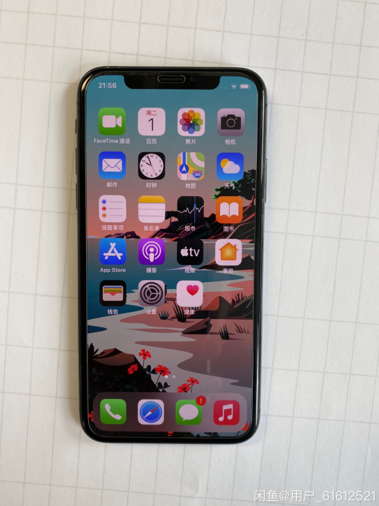 苹果X 国行 64g 黑色 9.9成新 i...