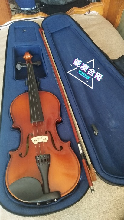 小提琴，缺一根弦，六十出，要的本地来取