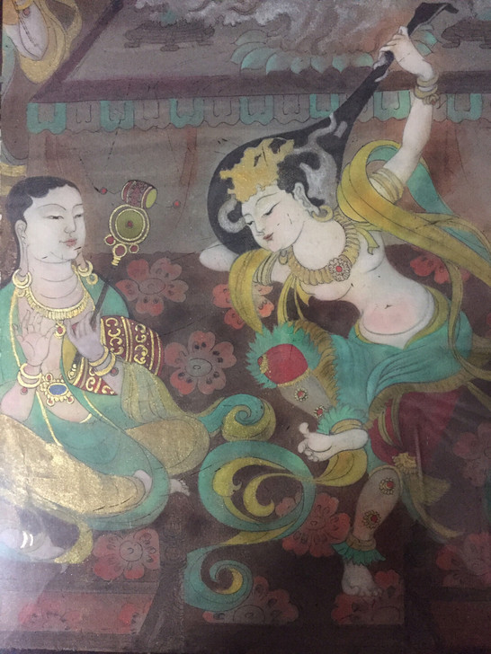 反弹琵琶（唐代敦煌壁画）