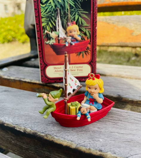 现货 enesco摆件 小女孩帆船 迪士尼...