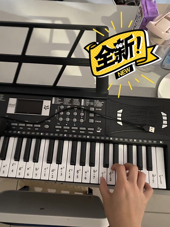 智能61键多功能电子琴初学者入门低价转让 ...