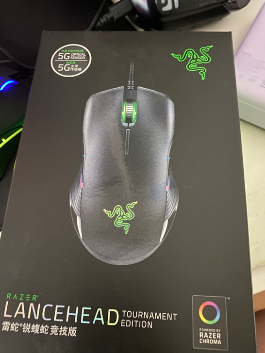 雷蛇razer锐腹蛇竞技版，95新，闲置很...