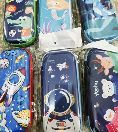 自家箱包厂库存 文具盒小学生大容量EVA材...