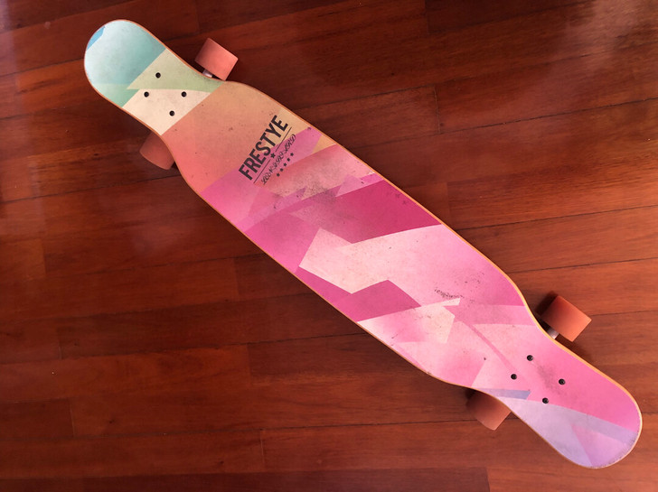 长板滑板舞板女生刷街初学者滑板