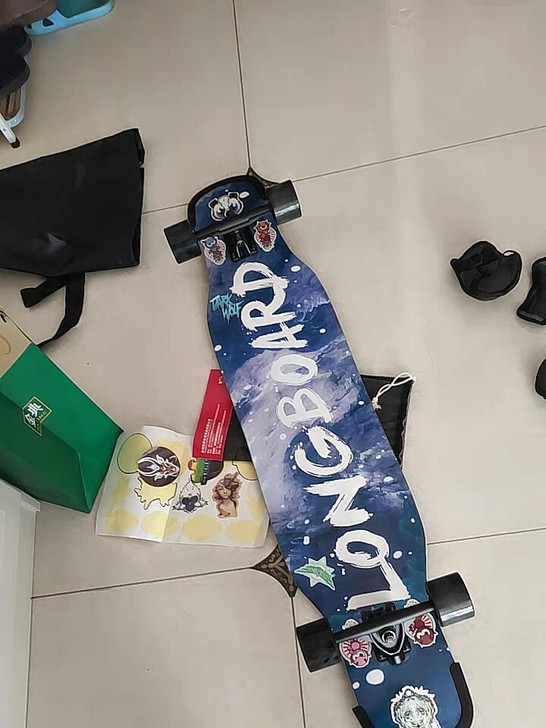 【店铺特价款160】长板滑板女刷街专业板公...