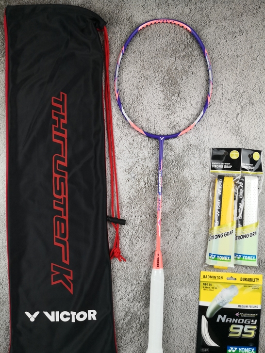 全新VICTOR/胜利威克多羽毛球拍极速1...