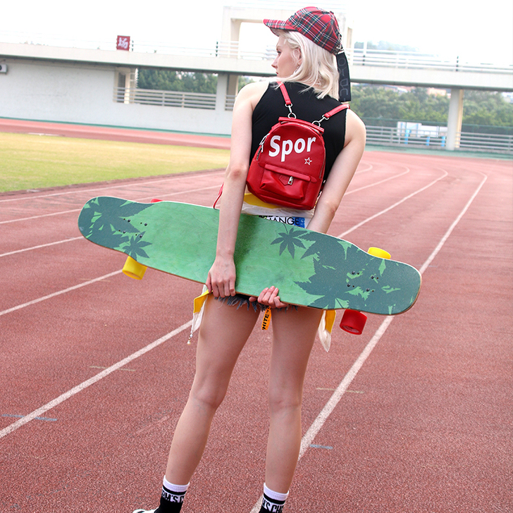 长板滑板女生成人刷街代步公路舞板danci...