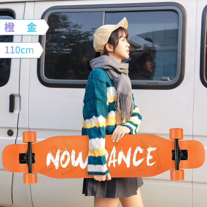 圣卡洛长板滑板女生成人滑板车dancing...