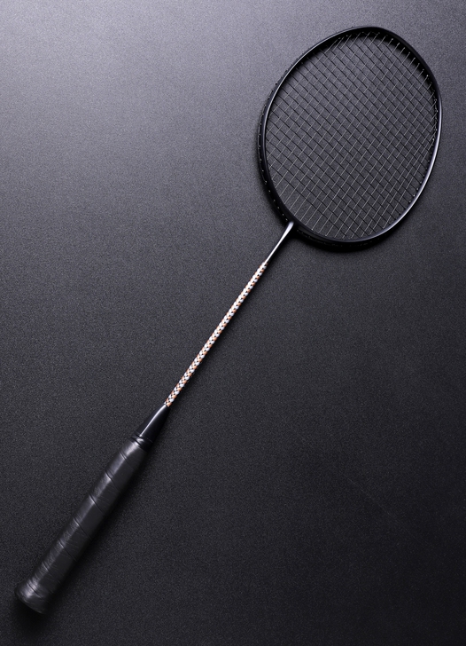 全新正品小黑拍羽毛球拍全碳素超轻单拍碳纤维...