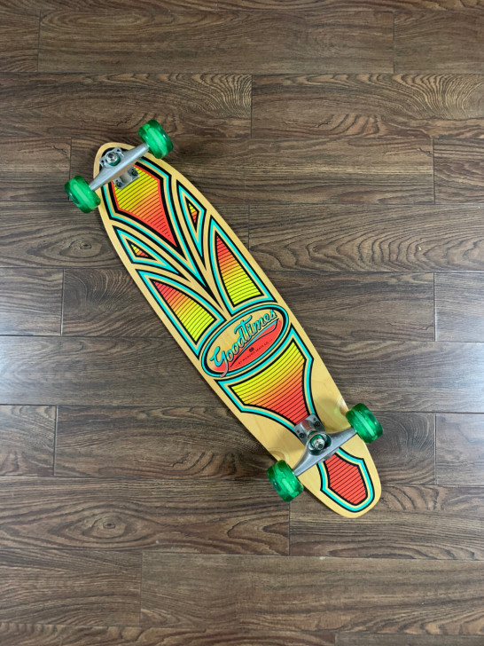 陆地冲浪板鱼板刷街复古滑板代步免蹬冲浪滑雪...