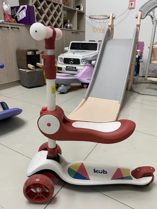 (顺丰包邮)全新可优比同工厂三合一滑板车，...