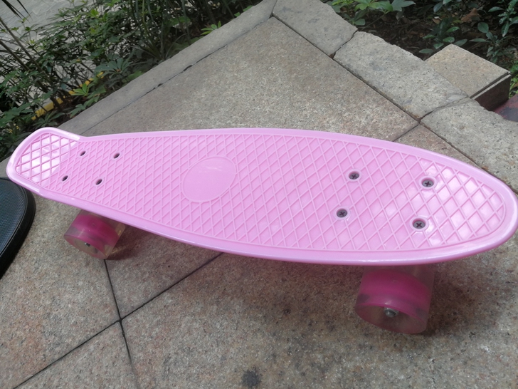 滑板。玩过一次，小鱼板，练习板。。适合初学...