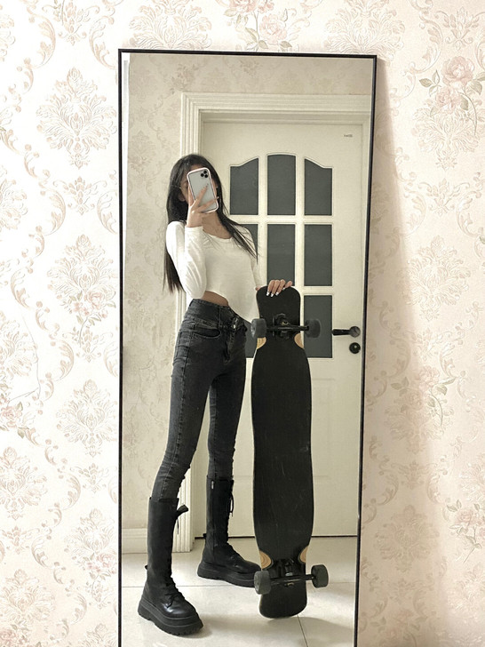 战翼fit长板滑板男女生成人刷街全