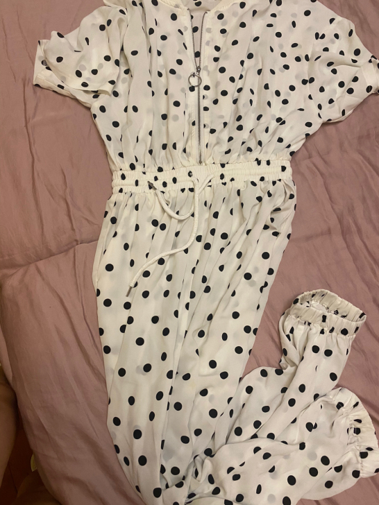 连体裤，穿了一次，本人158.97斤入手价...