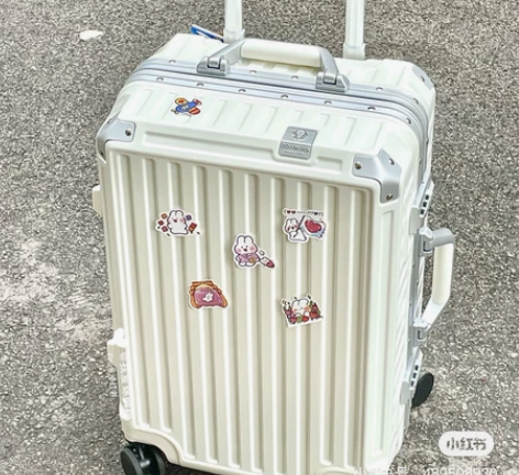 出口日本漫游行李箱铝框拉杆箱男商务登机旅行...