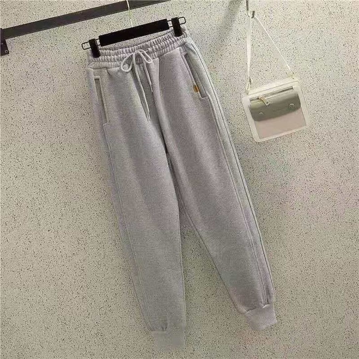 【实体店处理】运动裤女加绒加厚秋冬季保暖休...