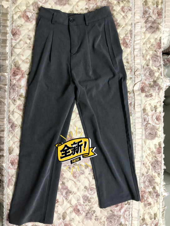 全新灰色西装裤女长裤潮裤