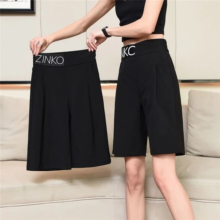 西服短裤女夏季宽松2021新款高腰显瘦外穿...