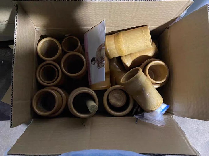 顺丰包邮碳化竹子竹筒竹罐拔火罐木罐大中小号...