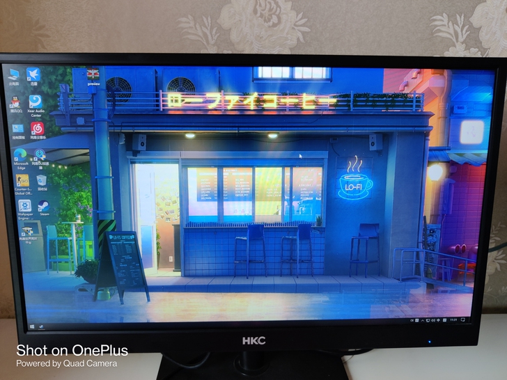 自用hkc显示器,60hz,1080p,送...
