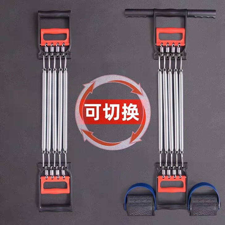 锻炼腹肌、臂力、胸肌扩胸器弹簧拉力器