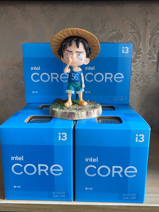 英特尔 Intel i3-10105 盒装...