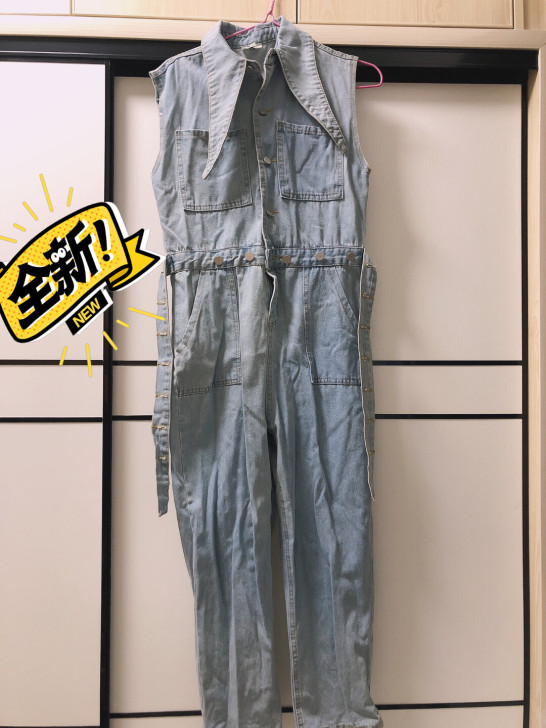 全新，牛仔连衣裤，衣长大概125～130c...