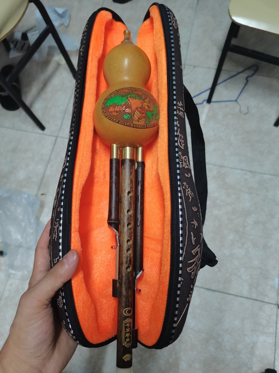 三音紫竹葫芦丝专业演奏型成人初学教降B调儿...