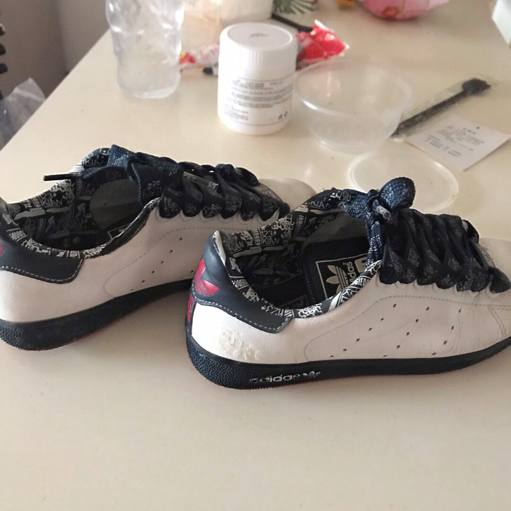 阿迪达斯三叶草陈奕迅款正品 36  颜色很...