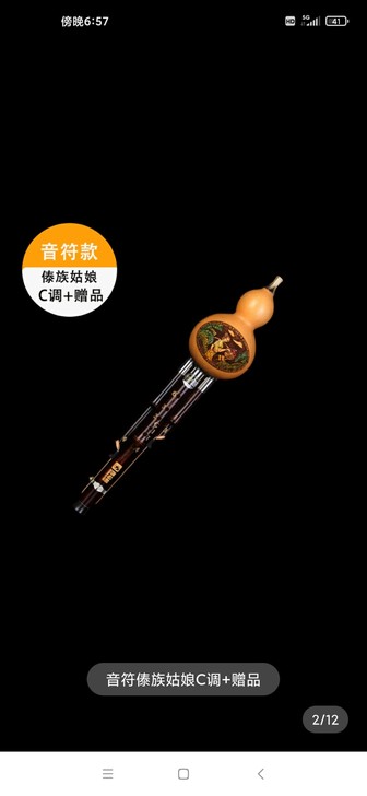 新葫芦丝出手，原价178，出手价99，附赠...