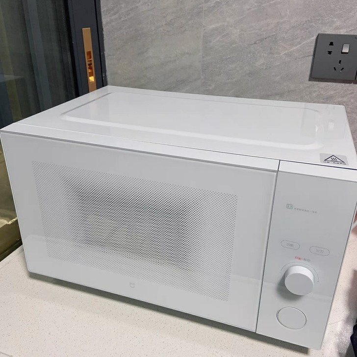 米家智能微烤一体机平板光波微波炉家用烤箱大...