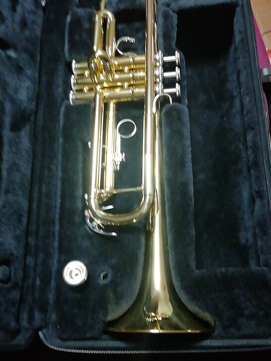 雅马哈3335金色小号乐器,型号YAMAH...